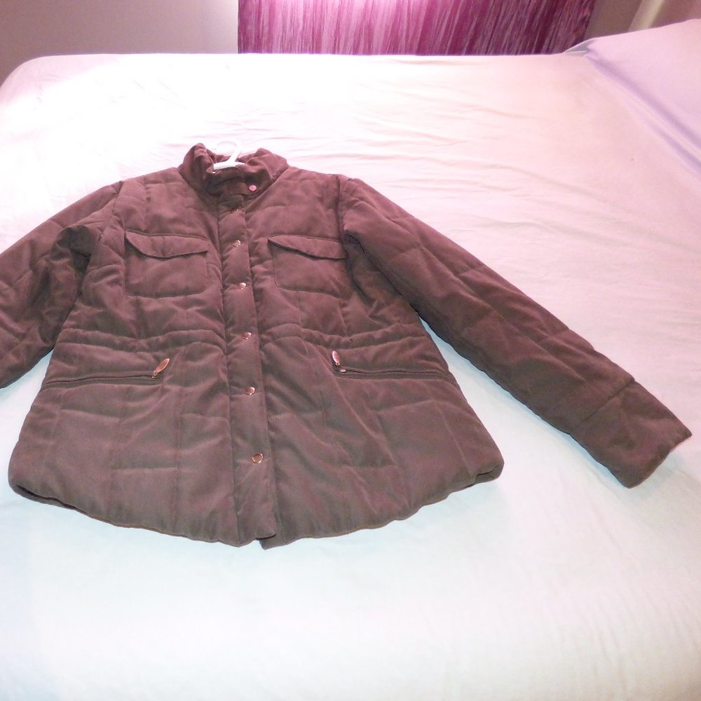 Joules Olive Green Padded Paddock Jacket US12